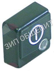 Выключатель нажимной кнопочный Elettrobar, 23x23мм, чёрн., с линзой для 35-ELECTRONIC / 350F / 350FD / 350R / 350RD