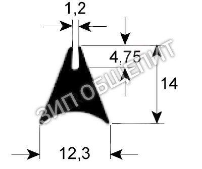 Уплотнитель Lainox для MG110D / MG110H / MG120D / MG120H / MG120L