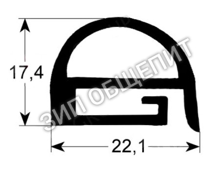 Уплотнитель дверной R660503000 Fagor, профиль 2270 для COG-061 / HCG-6-11 / HGC-6-11 / HMG-6-11