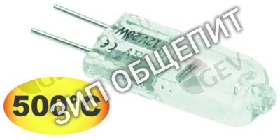 Лампа галогеновая G4 20Вт 161282 для пароконвектомата Dexion модели DFEM220L