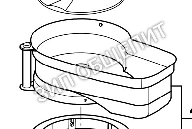 Чаша корпуса 49034 Robot Coupe для модели R302 PLUS