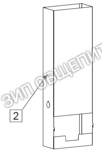 Дымоход 60.72.178 для комплекта газового Combi Duo 61-101 Rational