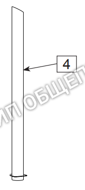 Вентиляционная труба 60.70.477 для комплекта газового Combi Duo 62-102 Rational