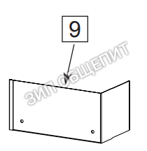 Передняя панель 60.72.613 для комплекта корабельного Combi Duo 61-101 Rational