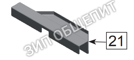 Сборник остатков жира 60.73.064 для встроенной системы слива жира 201 Rational