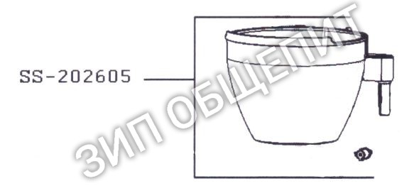 Держатель порта-фильтра SS-202605 для френч-пресса Tefal модели CM390811-87A