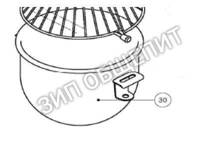 Чаша AD061 для планетарного миксера Buffalo модели CD605