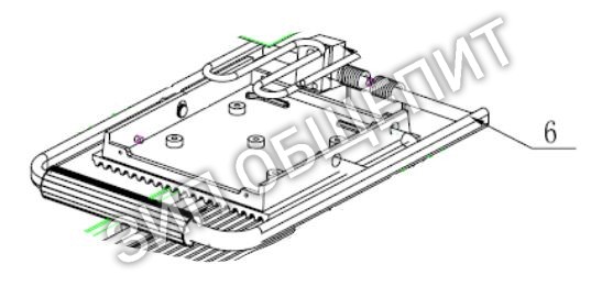 Ручка в сборе AD924 для гриля Buffalo модели DM902