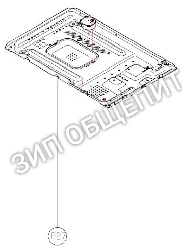 Основание AC224 для микроволновой печи Buffalo модели G318