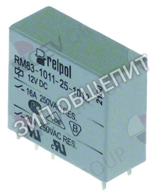 Реле для печатного монтажа E61-12DC Italiana Relè, 12VDC, при 250В 16А