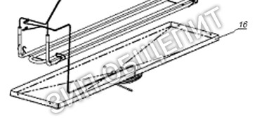 2570502d ПОДДОН ИСПАРИТЕЛЯ (330 серия) сплит-системы POLAIR SM 337 S