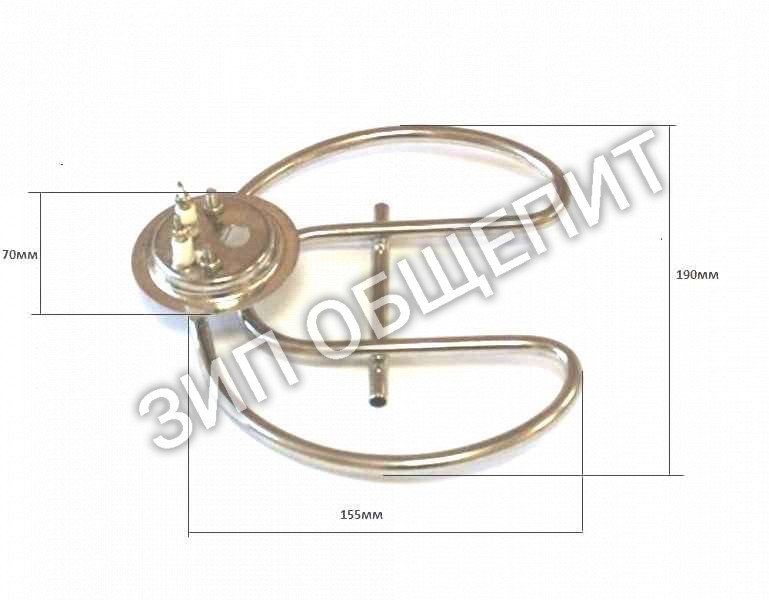 ТЭН кипятильника Gastrorag  WB-20, WB20-11, 2,5кВт 230В. 