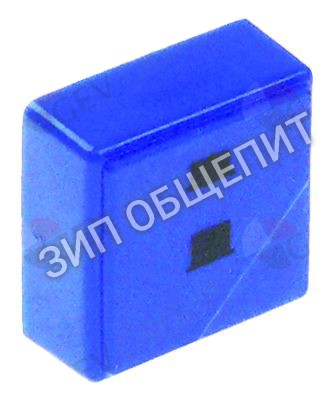 Выключатель нажимной кнопочный Dihr, размер 23x23мм, голуб., программа для LP1-S / HT-11-Neutra-Olis / HT11 / HT11S-Neutra-Olis 