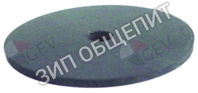 Уплотнитель плоский Dihr, резина, Д1 ø 40, Д2 ø 5,5 для LP2 / LP3 / AX151 / AX151-Olis / AX151-highspeed