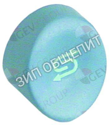 Выключатель нажимной кнопочный Dihr, серо-голуб., регенерация для TEKNO-4-CF / TEKNO-4-LS / TEKNO-6 / TEKNO-6-Break-Tank